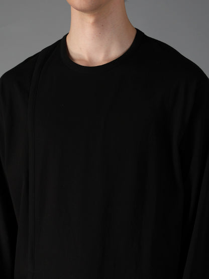 ULTIMA JERSEY LONG SLEEVED T WITH SLIT