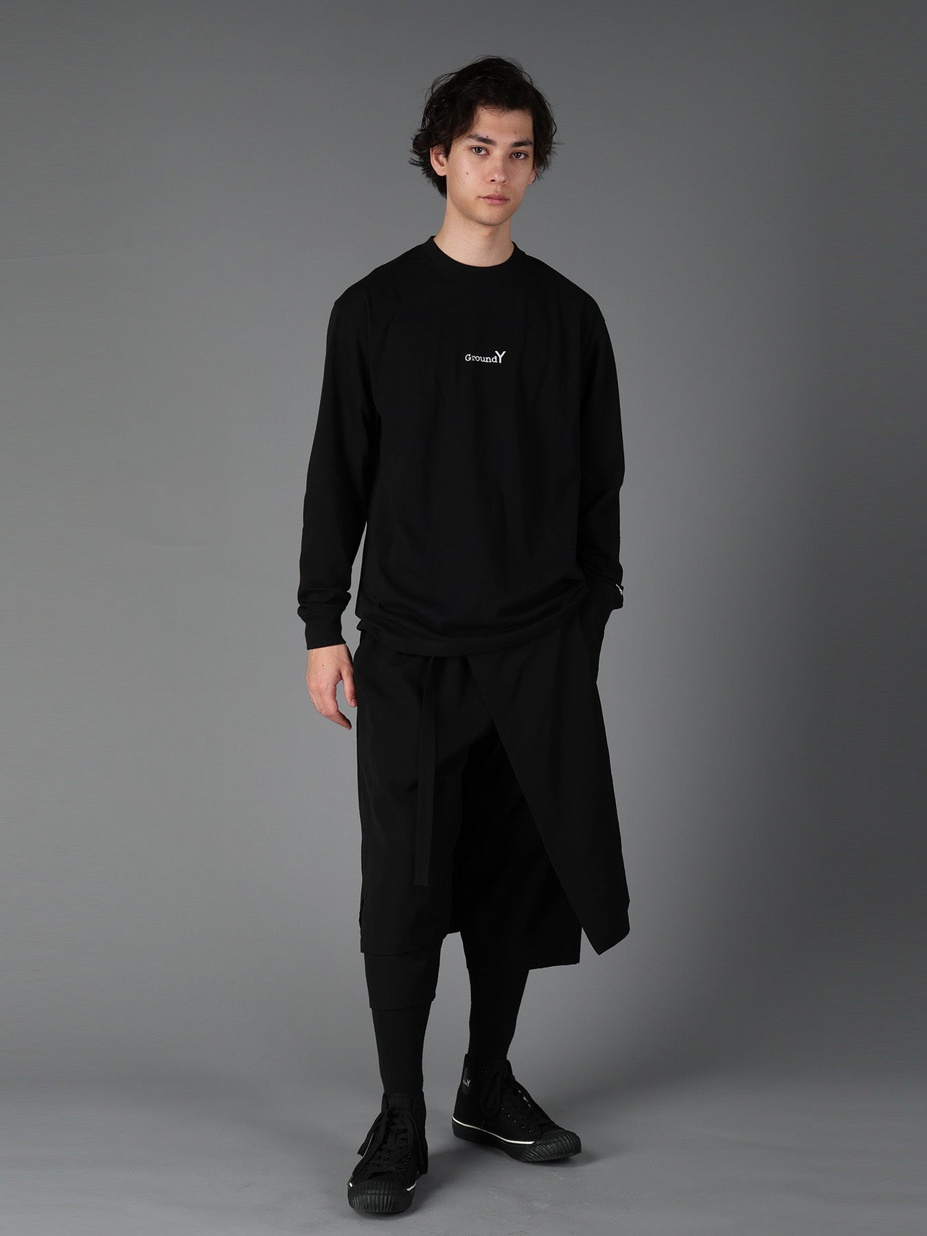 Ground Y×NEW ERA LONG SLEEVE T – THE SHOP YOHJI YAMAMOTO