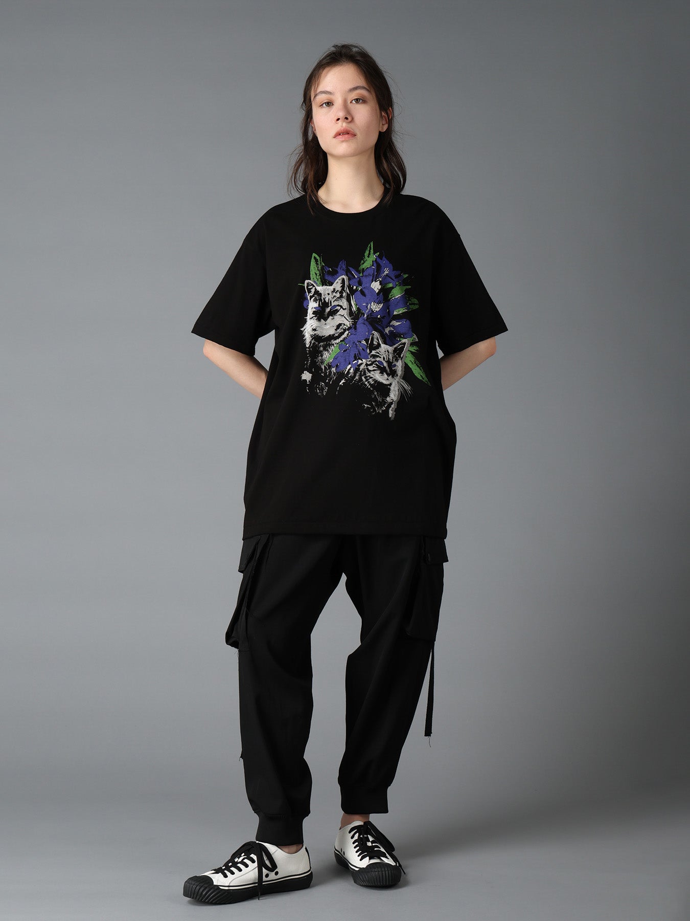 JERSEY CAT AND EDELWEISS T-SHIRT