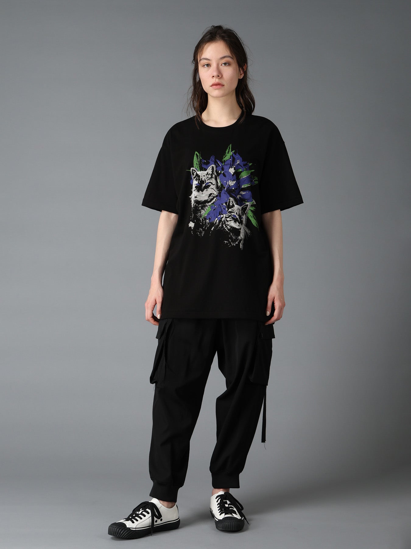 JERSEY CAT AND EDELWEISS T-SHIRT