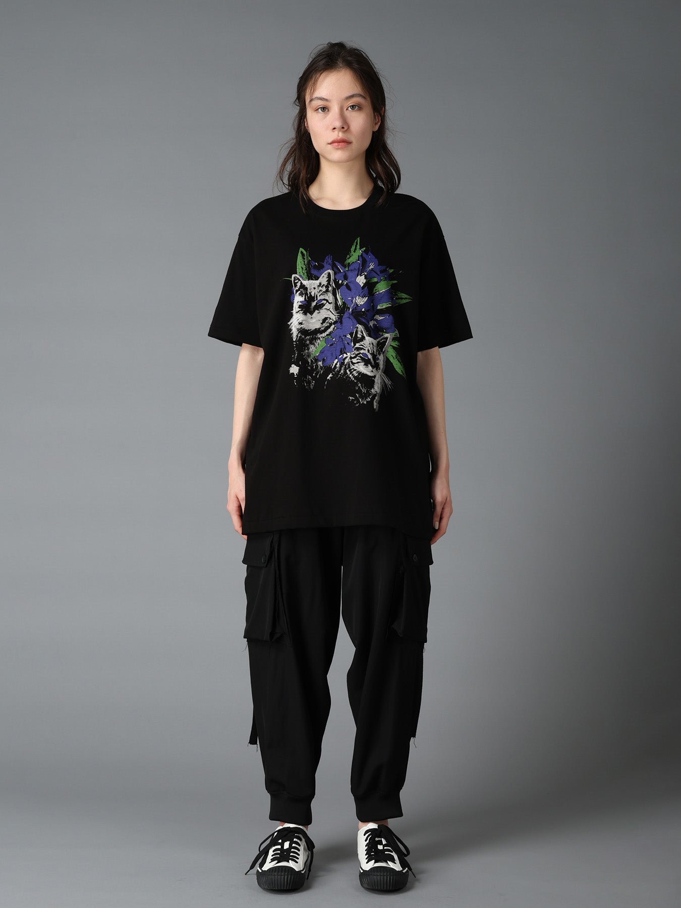 JERSEY CAT AND EDELWEISS T-SHIRT – THE SHOP YOHJI YAMAMOTO