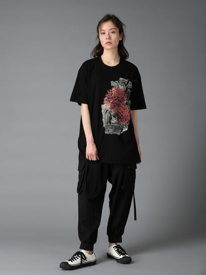 JERSEY RED DAHLIA T-SHIRT