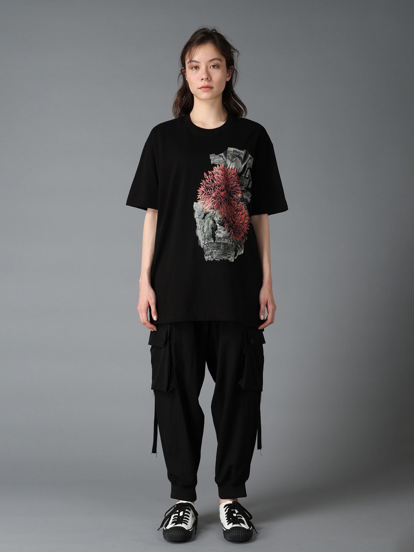 JERSEY RED DAHLIA T-SHIRT