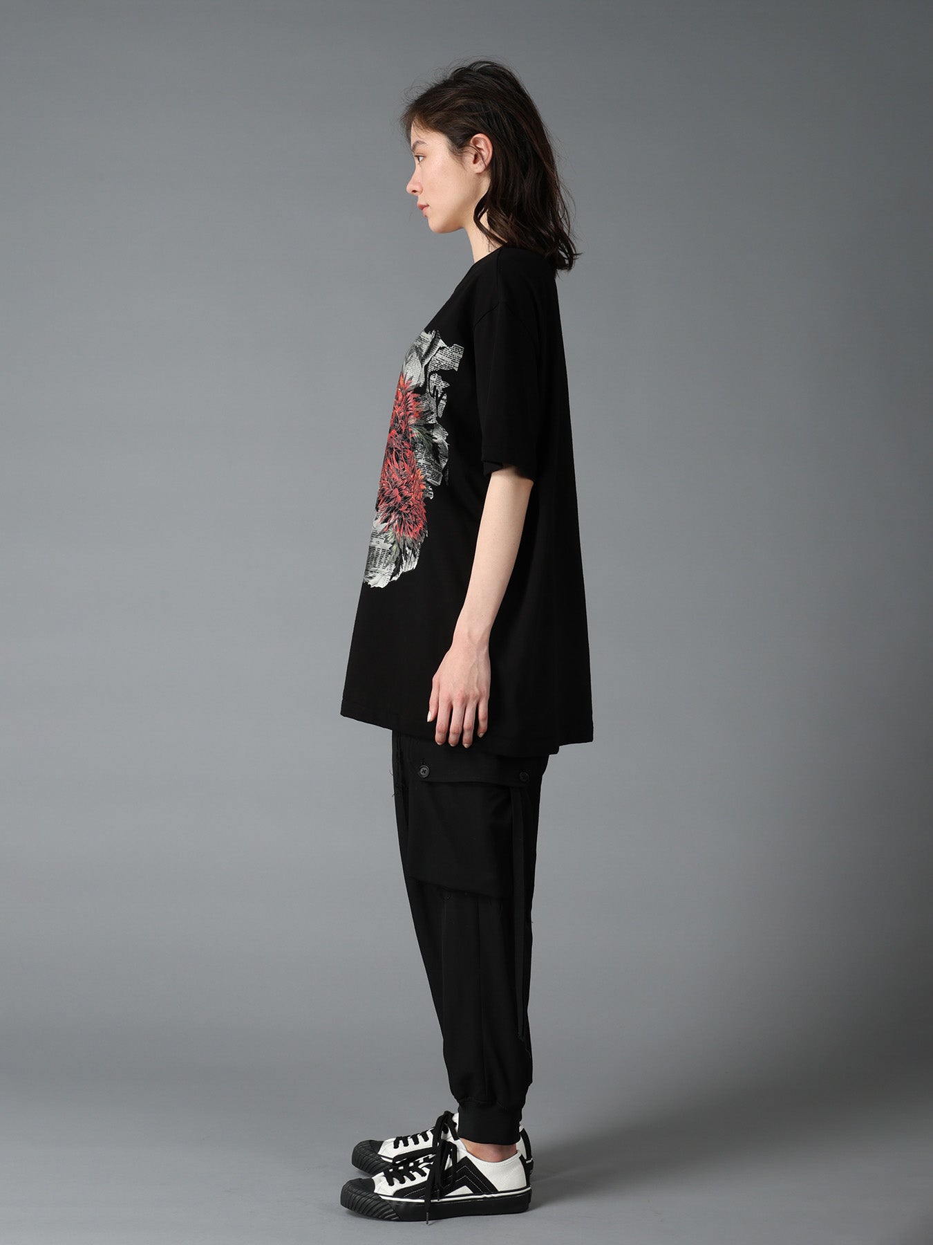 JERSEY RED DAHLIA T-SHIRT