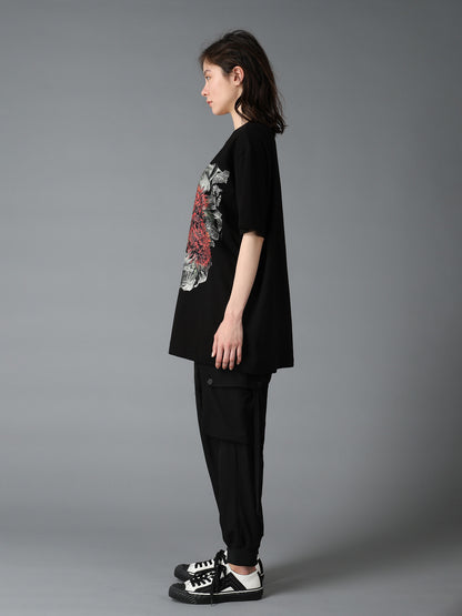 JERSEY RED DAHLIA T-SHIRT