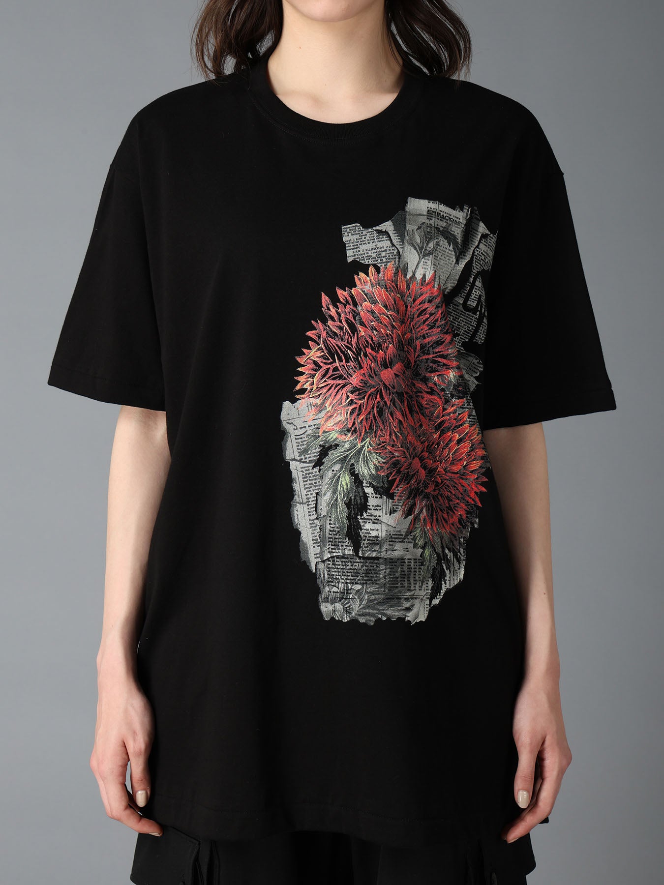 JERSEY RED DAHLIA T-SHIRT – THE SHOP YOHJI YAMAMOTO