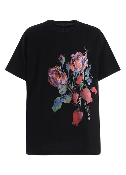 JERSEY ROSE AND TULIP T-SHIRT