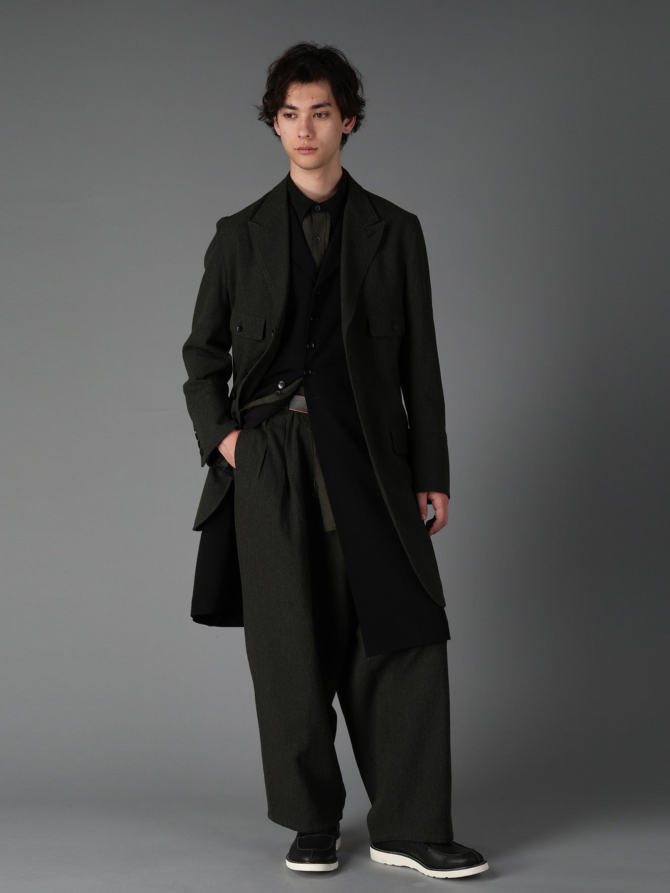 CREPE de CHINE SINGLE LONG VEST