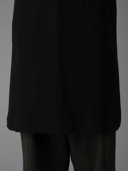 CREPE de CHINE SINGLE LONG VEST