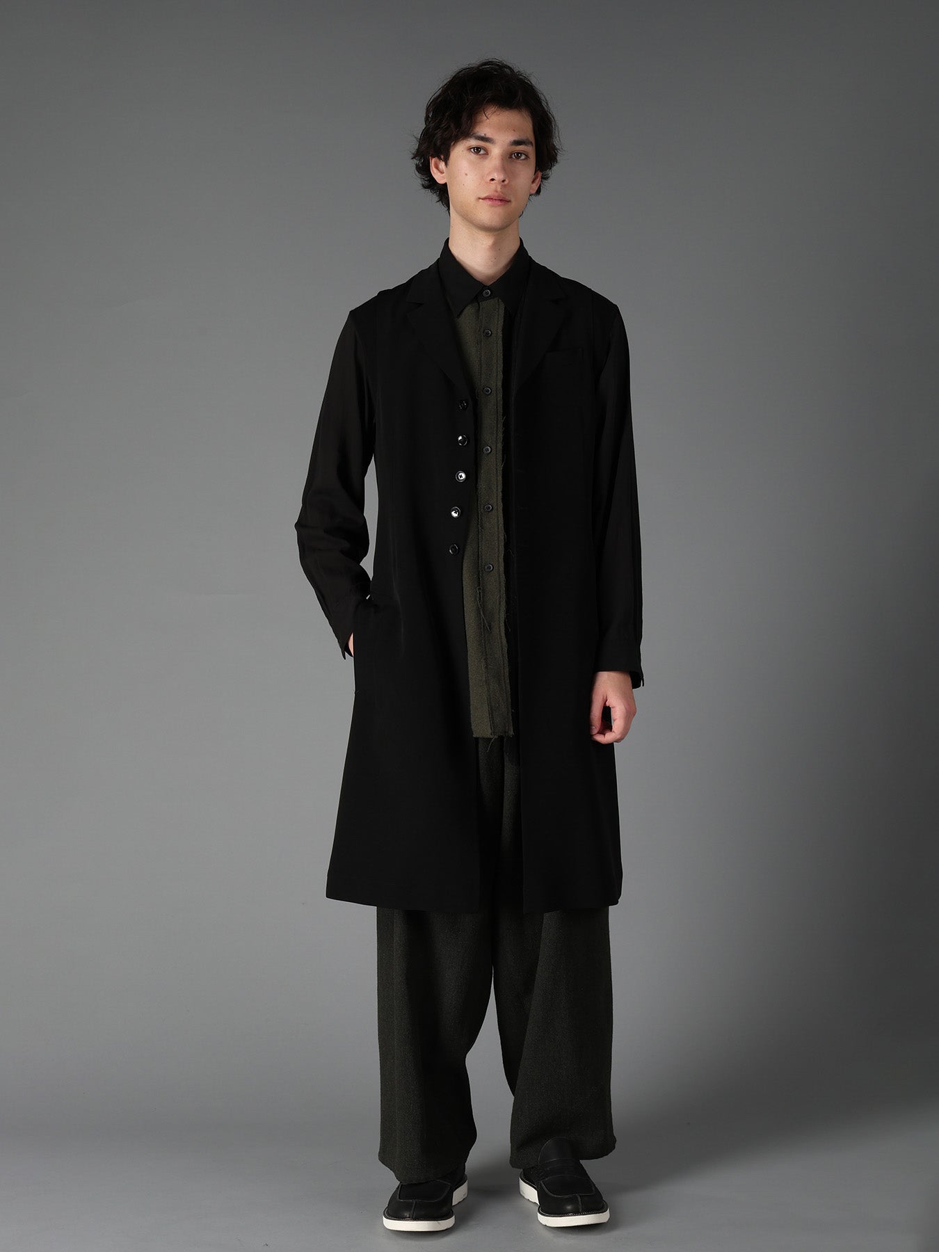 CREPE de CHINE SINGLE LONG VEST