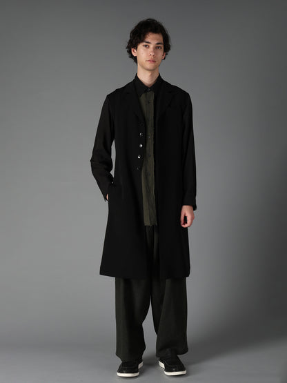 CREPE de CHINE SINGLE LONG VEST