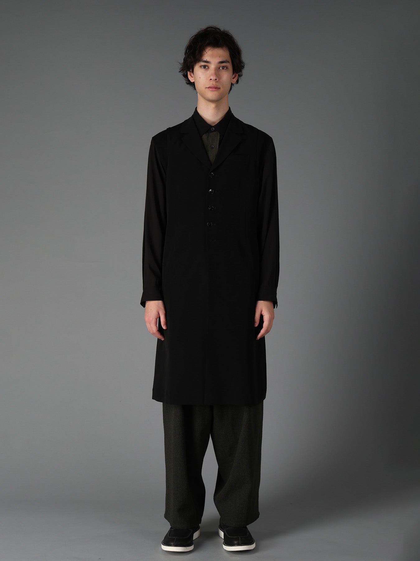 CREPE de CHINE SINGLE LONG VEST