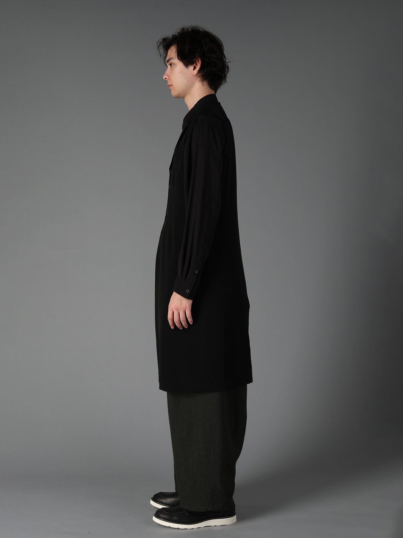 CREPE de CHINE SINGLE LONG VEST