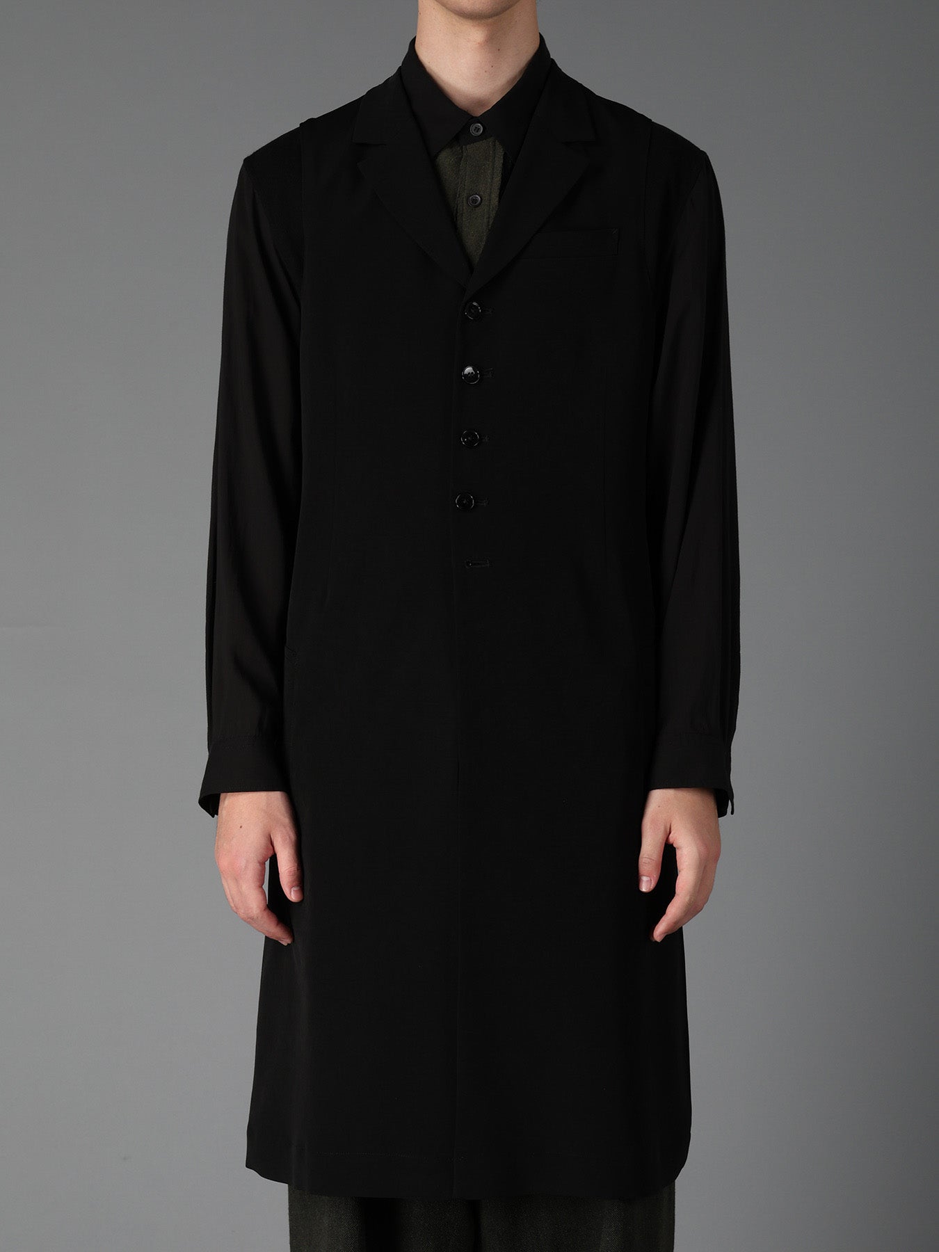 CREPE de CHINE SINGLE LONG VEST