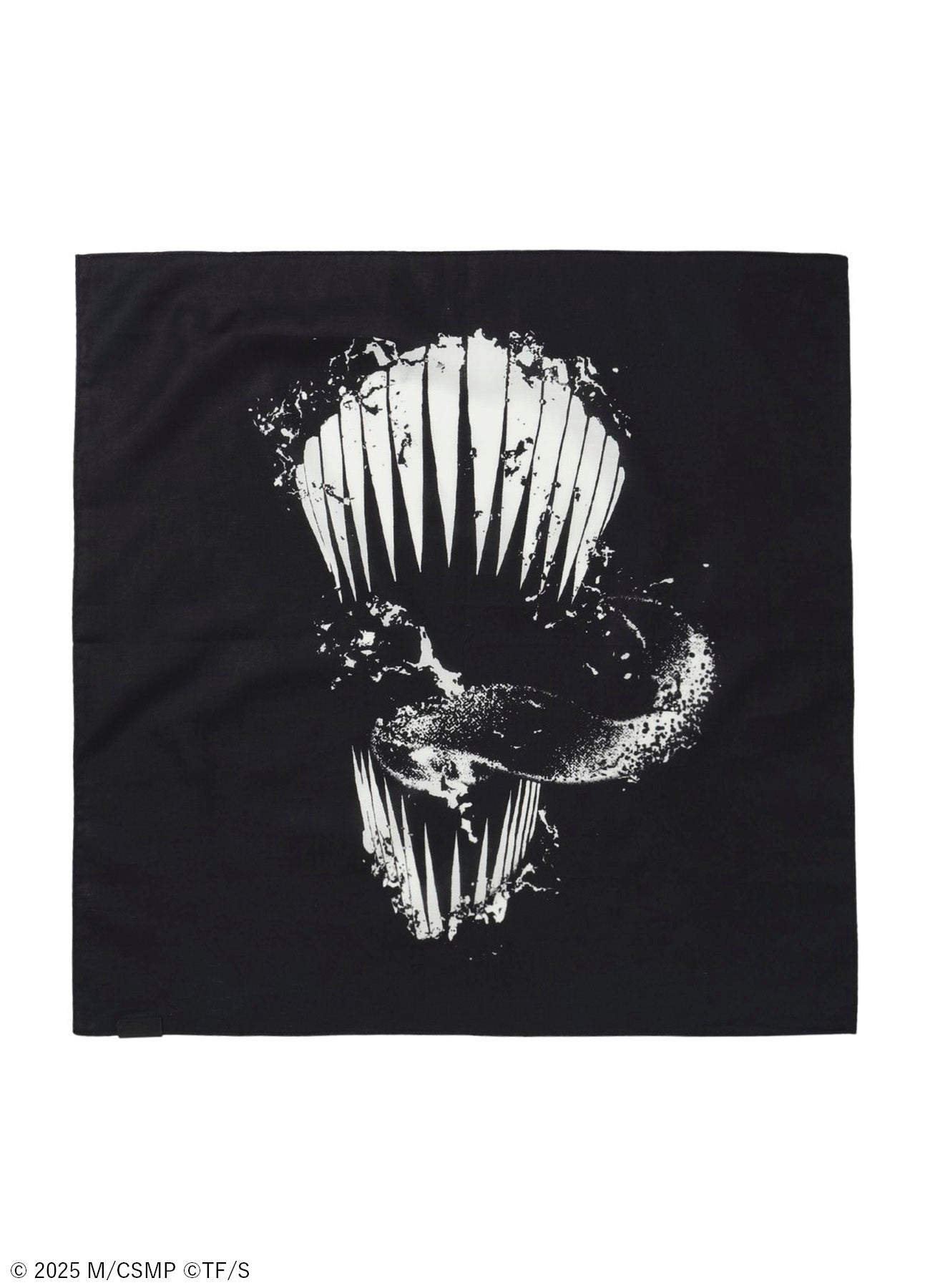 【Pre-Order】Ground Y×CHAINSAW MAN Collaborate Collection CHAINSAW MAN TEETH HANDKERCHIEF