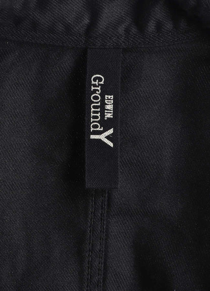 Ground Y×EDWIN 9oz BLACK TWILL CHINA JACKET