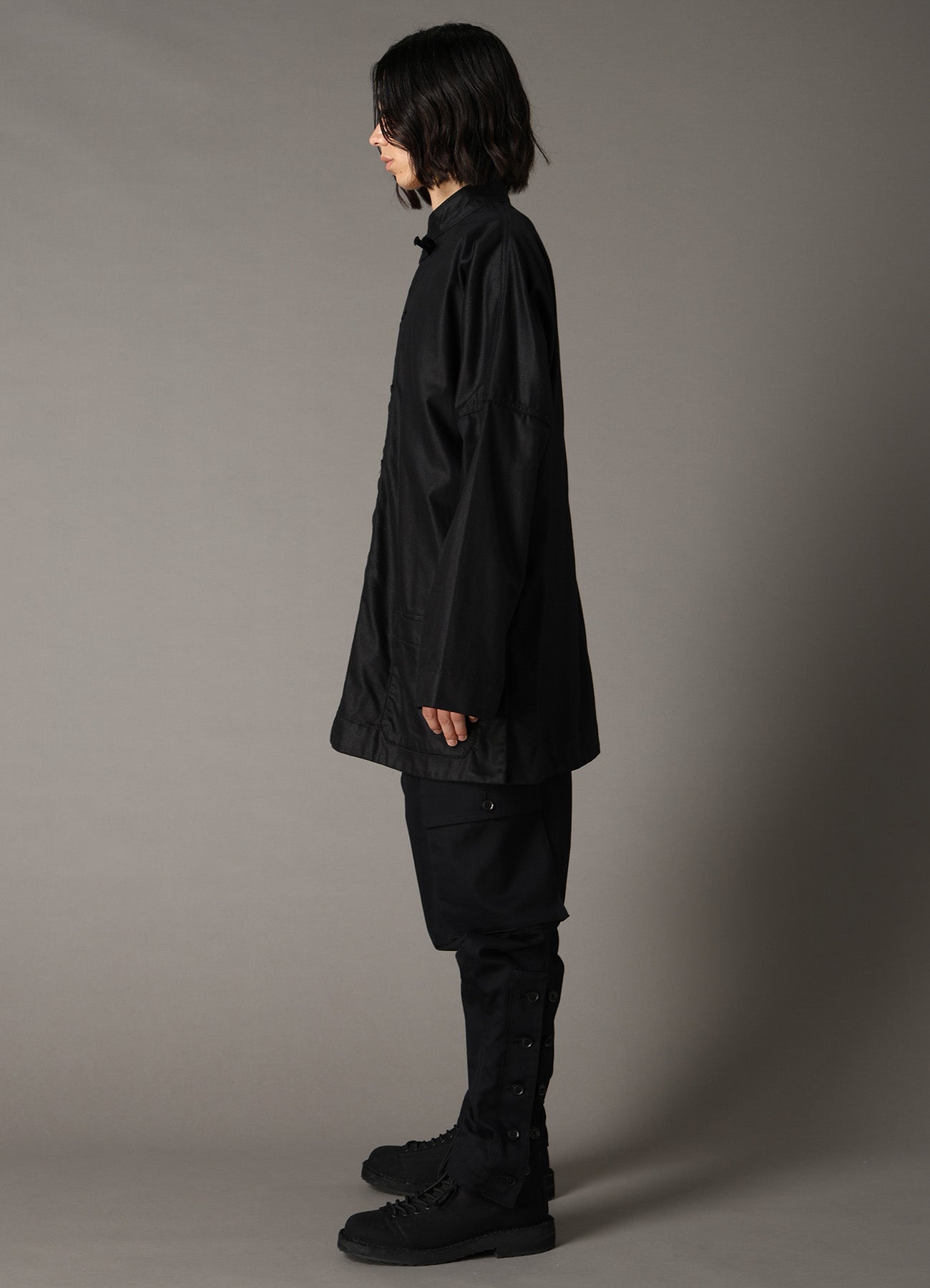 Ground Y×EDWIN 9oz BLACK TWILL CHINA JACKET – THE SHOP YOHJI YAMAMOTO