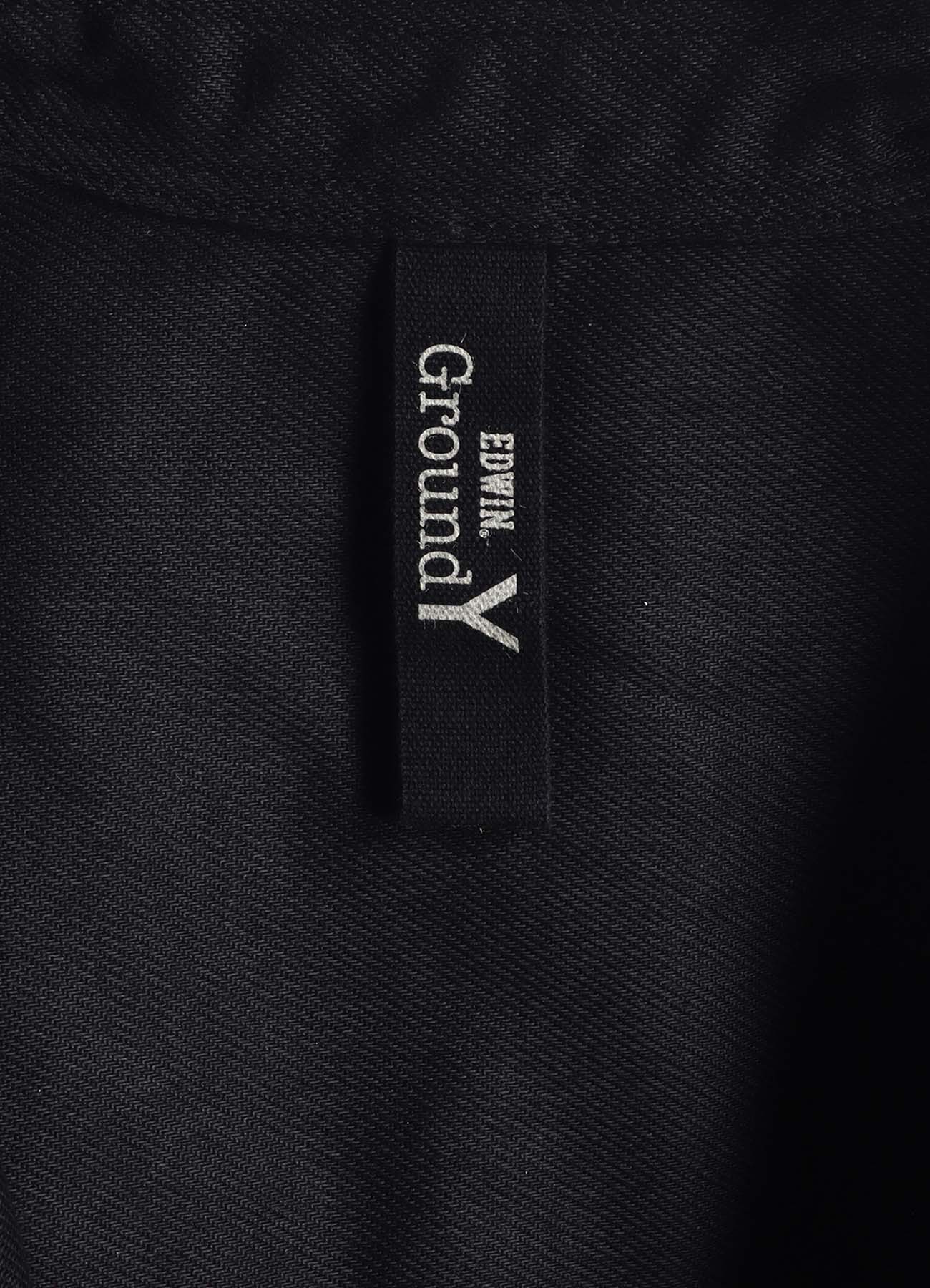Ground Y×EDWIN 9oz BLACK TWILL WORK JACKET – THE SHOP YOHJI YAMAMOTO