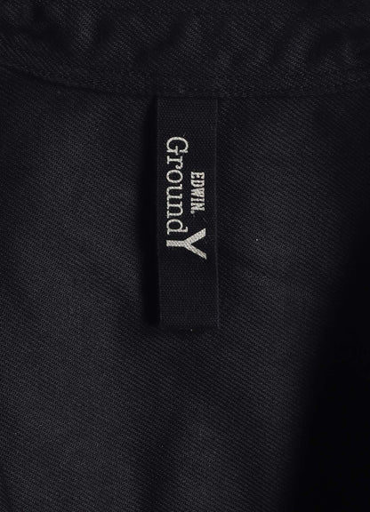 Ground Y×EDWIN 9oz BLACK TWILL WORK JACKET