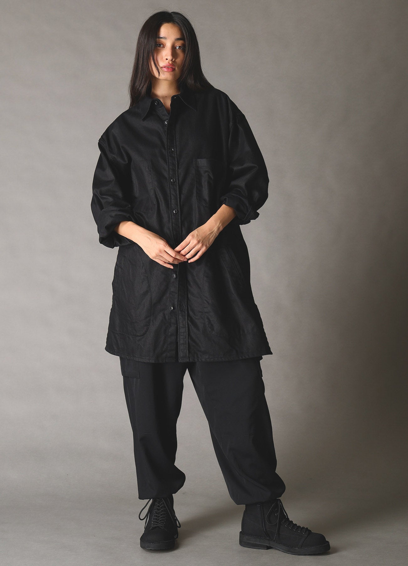 Ground Y×EDWIN 9oz BLACK TWILL WORK JACKET