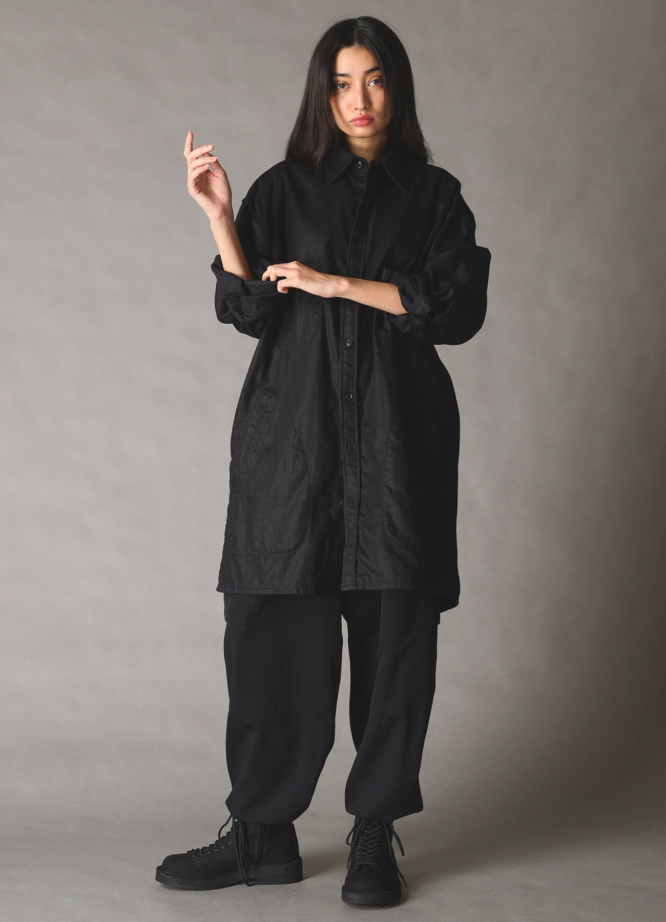 Ground Y×EDWIN 9oz BLACK TWILL WORK JACKET