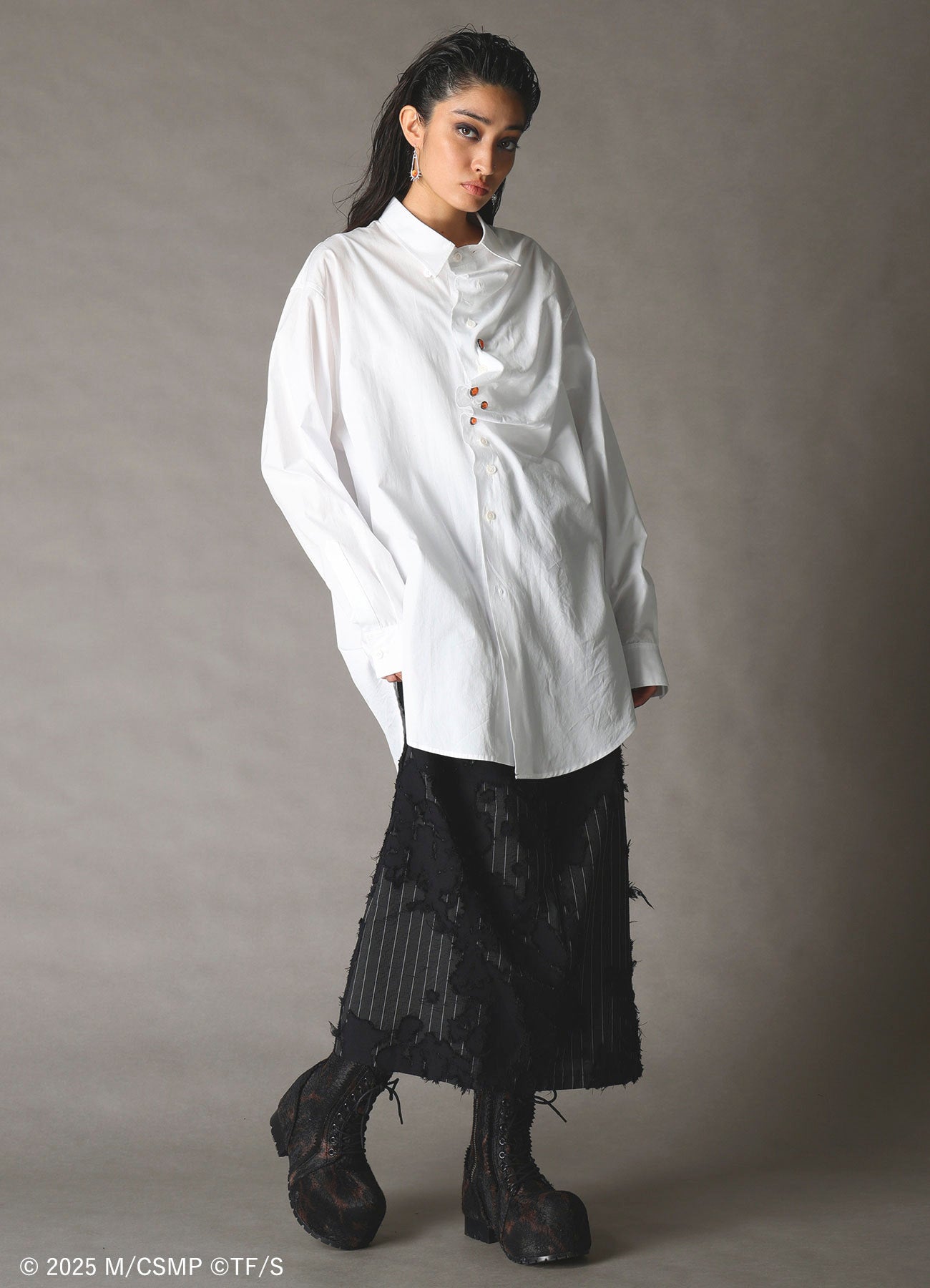 【Pre-Order】Ground Y×CHAINSAW MAN Collaborate Collection MAKIMA  SHIRT