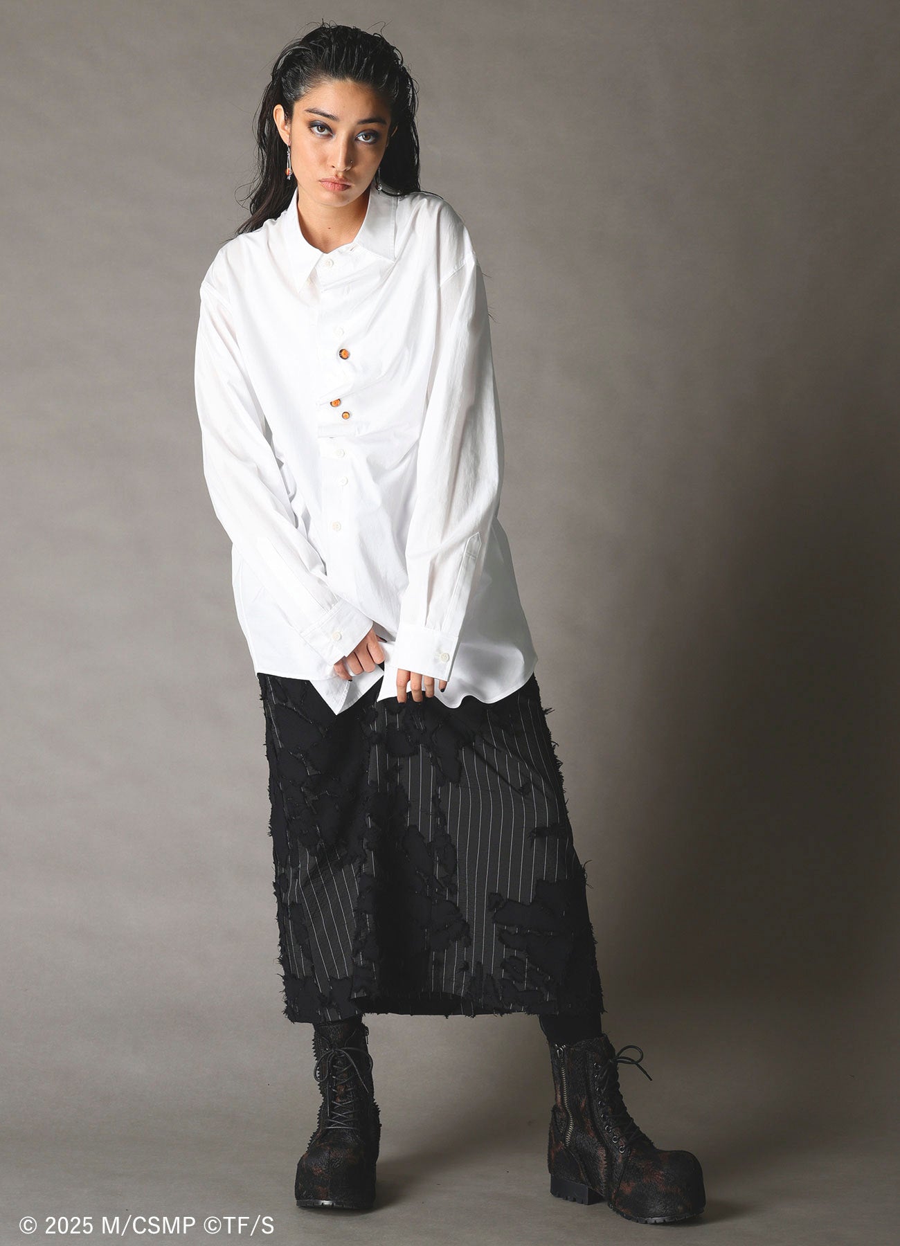 【Pre-Order】Ground Y×CHAINSAW MAN Collaborate Collection MAKIMA  SHIRT