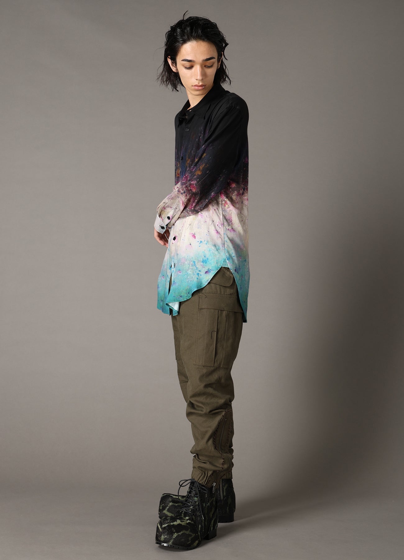 【Pre-Order】Ground Y×CHAINSAW MAN Collaborate Collection FLOWER GRAPHIC SHIRT