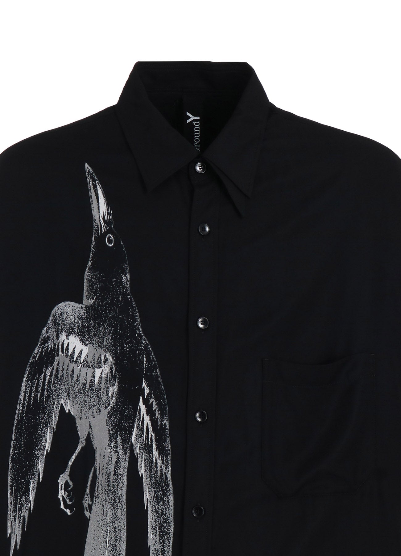 GRAPHIC SHIRT “CROW” – THE SHOP YOHJI YAMAMOTO