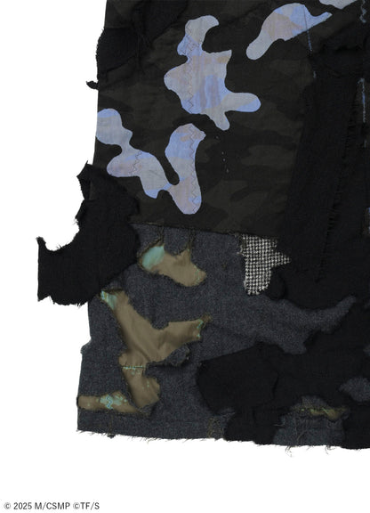 【Pre-Order】Ground Y×CHAINSAW MAN Collaborate Collection EXPLOSION CAMOUFLAGE FOODET COAT