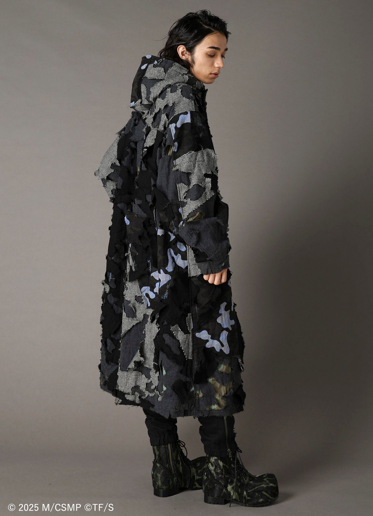 【Pre-Order】Ground Y×CHAINSAW MAN Collaborate Collection EXPLOSION CAMOUFLAGE FOODET COAT