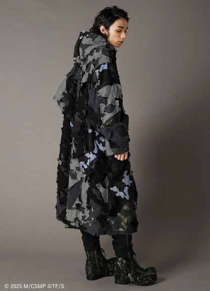 【Pre-Order】Ground Y×CHAINSAW MAN Collaborate Collection EXPLOSION CAMOUFLAGE FOODET COAT