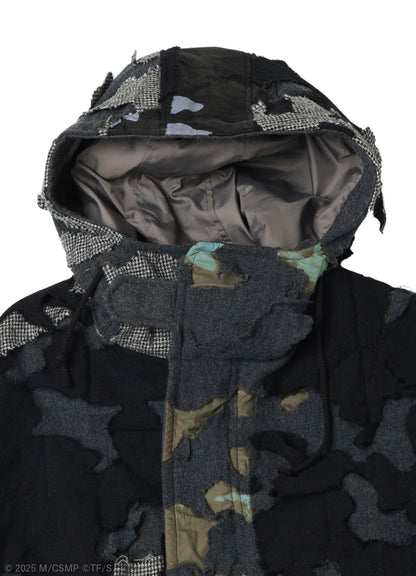 【Pre-Order】Ground Y×CHAINSAW MAN Collaborate Collection EXPLOSION CAMOUFLAGE FOODET COAT
