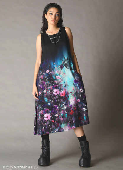 【Pre-Order】Ground Y×CHAINSAW MAN Collaborate Collection FLOWER AND BOMB GRAPHIC DRESS
