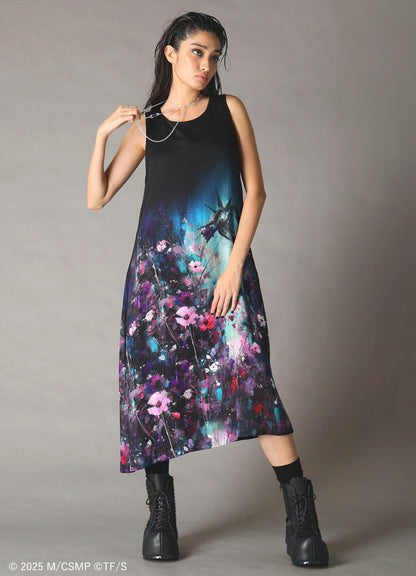 【Pre-Order】Ground Y×CHAINSAW MAN Collaborate Collection FLOWER AND BOMB GRAPHIC DRESS