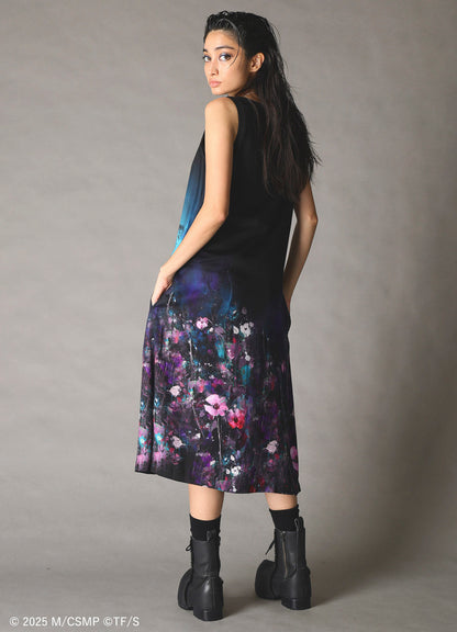 【Pre-Order】Ground Y×CHAINSAW MAN Collaborate Collection FLOWER AND BOMB GRAPHIC DRESS