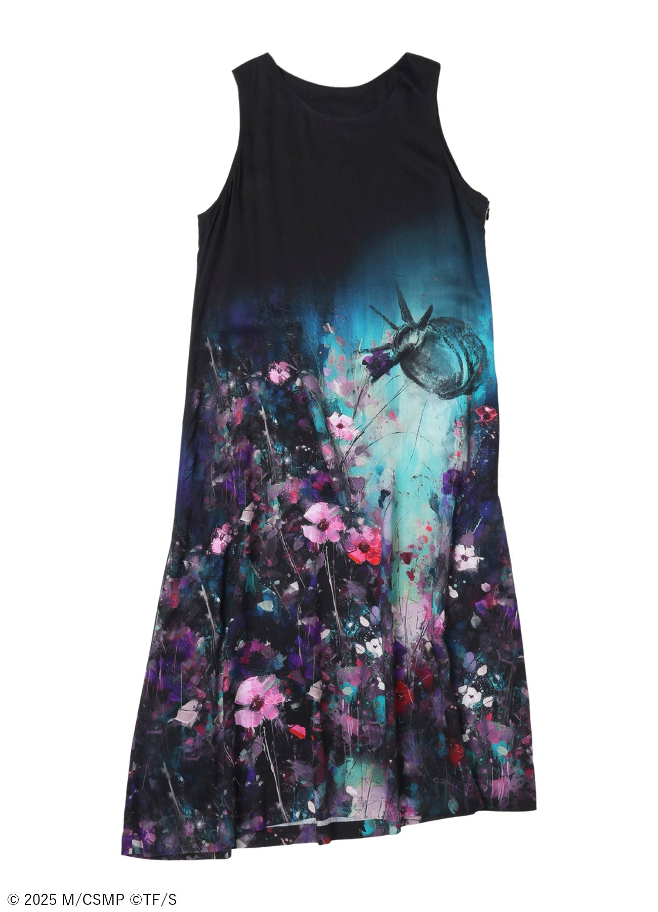 【Pre-Order】Ground Y×CHAINSAW MAN Collaborate Collection FLOWER AND BOMB GRAPHIC DRESS