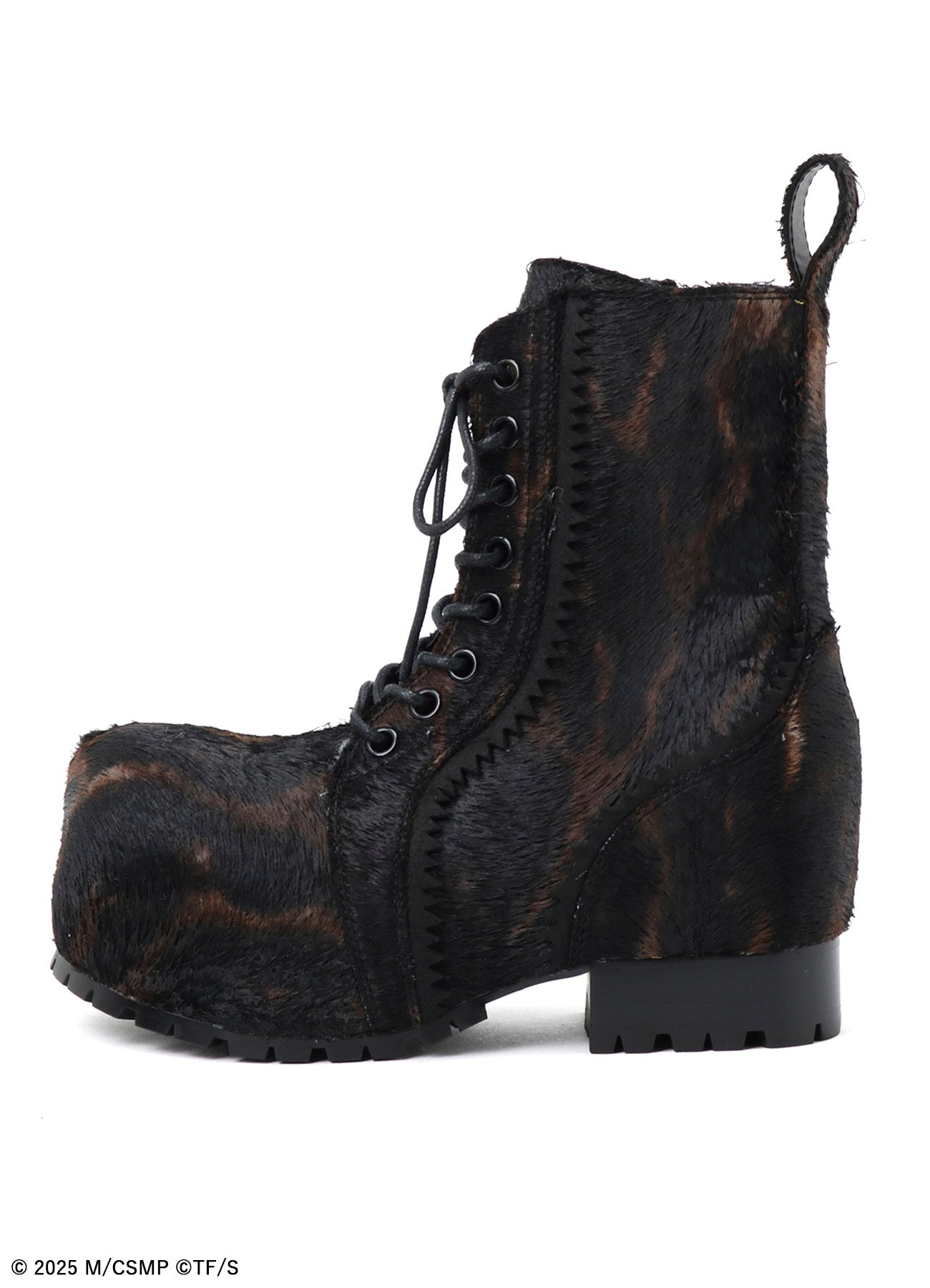 【Pre-Order】Ground Y×CHAINSAW MAN Collaborate Collection CHAINSAW HAIR CALF PLATFORM SHOES【Shipping sequentially from late February 2026】