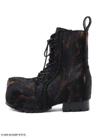【Pre-Order】Ground Y×CHAINSAW MAN Collaborate Collection CHAINSAW HAIR CALF PLATFORM SHOES【Shipping sequentially from late February 2026】