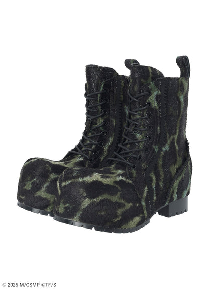 【Pre-Order】Ground Y×CHAINSAW MAN Collaborate Collection CHAINSAW HAIR CALF PLATFORM SHOES