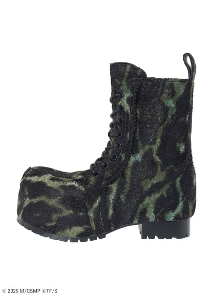 【Pre-Order】Ground Y×CHAINSAW MAN Collaborate Collection CHAINSAW HAIR CALF PLATFORM SHOES