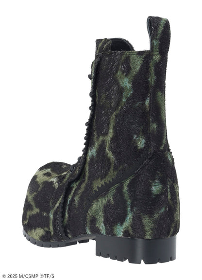【Pre-Order】Ground Y×CHAINSAW MAN Collaborate Collection CHAINSAW HAIR CALF PLATFORM SHOES