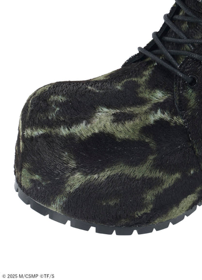 【Pre-Order】Ground Y×CHAINSAW MAN Collaborate Collection CHAINSAW HAIR CALF PLATFORM SHOES