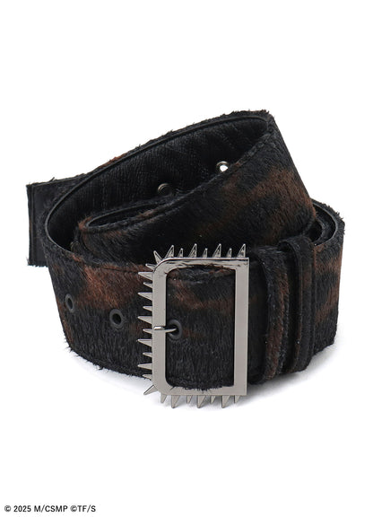 【Pre-Order】Ground Y×CHAINSAW MAN Collaborate Collection CHAINSAW HAIR CALF BELT【Shipping sequentially from late February 2026】