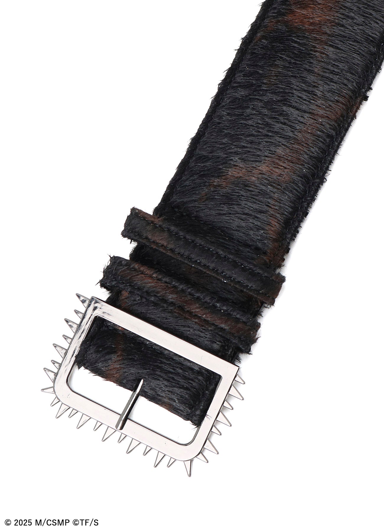 【Pre-Order】Ground Y×CHAINSAW MAN Collaborate Collection CHAINSAW HAIR CALF BELT【Shipping sequentially from late February 2026】