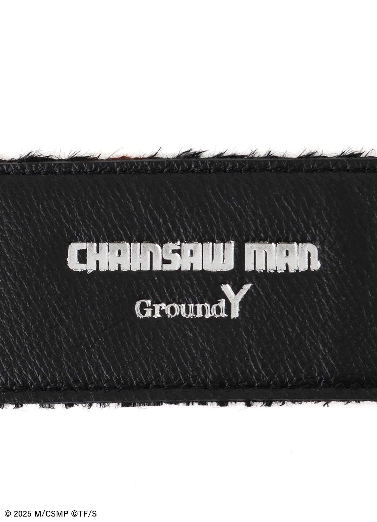【Pre-Order】Ground Y×CHAINSAW MAN Collaborate Collection CHAINSAW HAIR CALF BELT【Shipping sequentially from late February 2026】