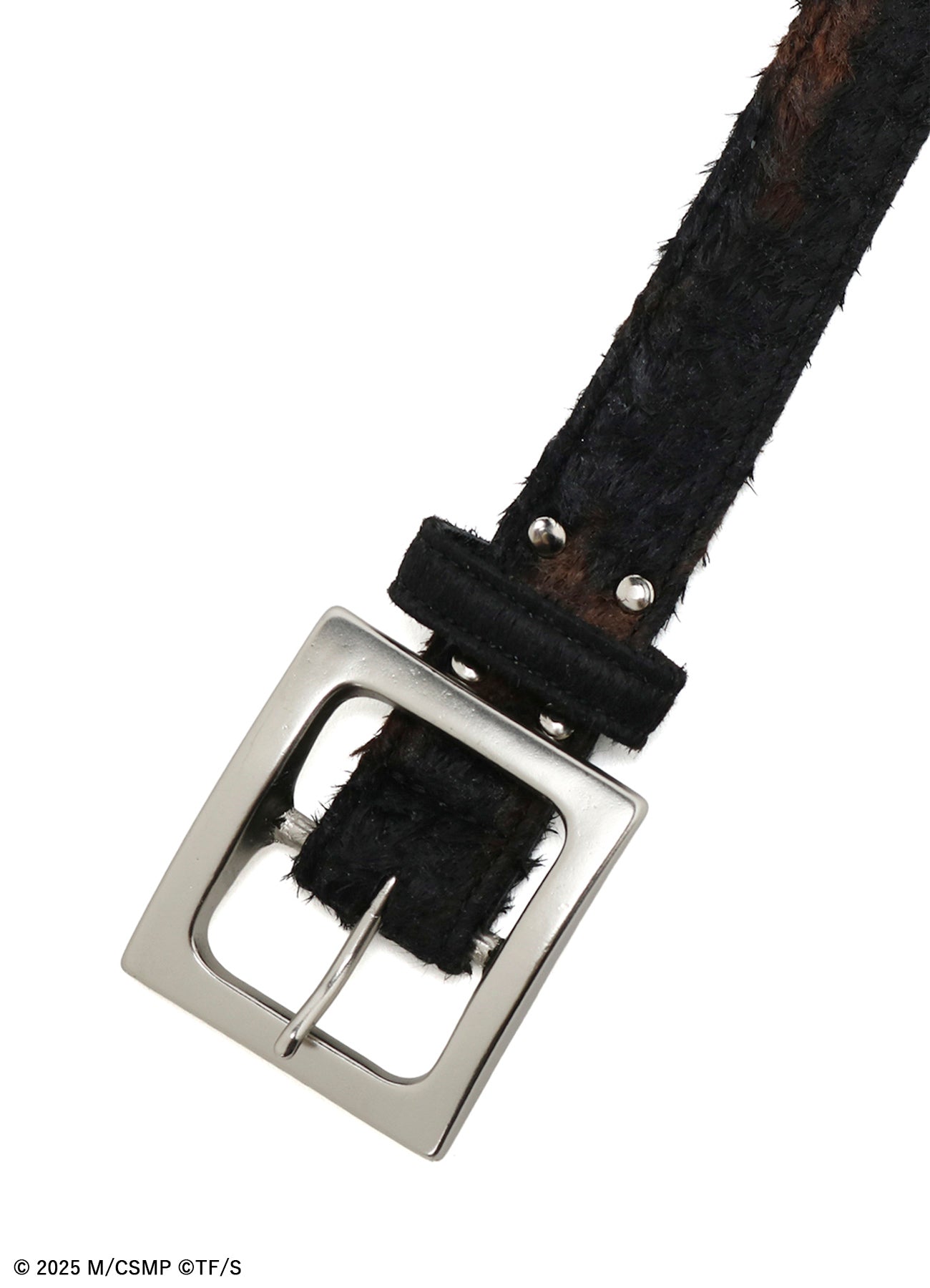 【Pre-Order】Ground Y×CHAINSAW MAN Collaborate Collection CHAINSAW HAIR CALF BELT SLIM VER【Shipping sequentially from late February 2026】