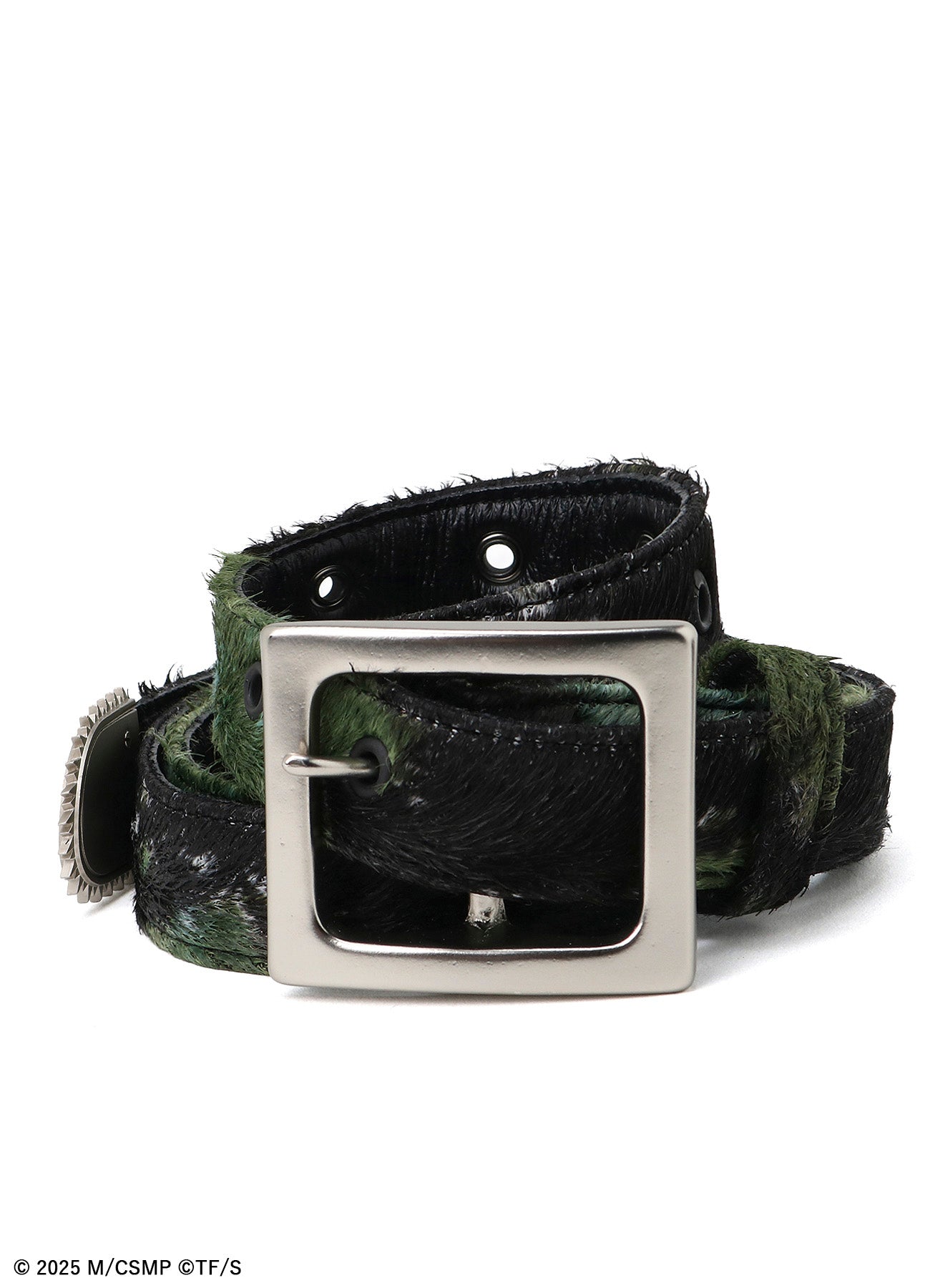 【Pre-Order】Ground Y×CHAINSAW MAN Collaborate Collection CHAINSAW HAIR CALF BELT SLIM VER【Shipping sequentially from late February 2026】