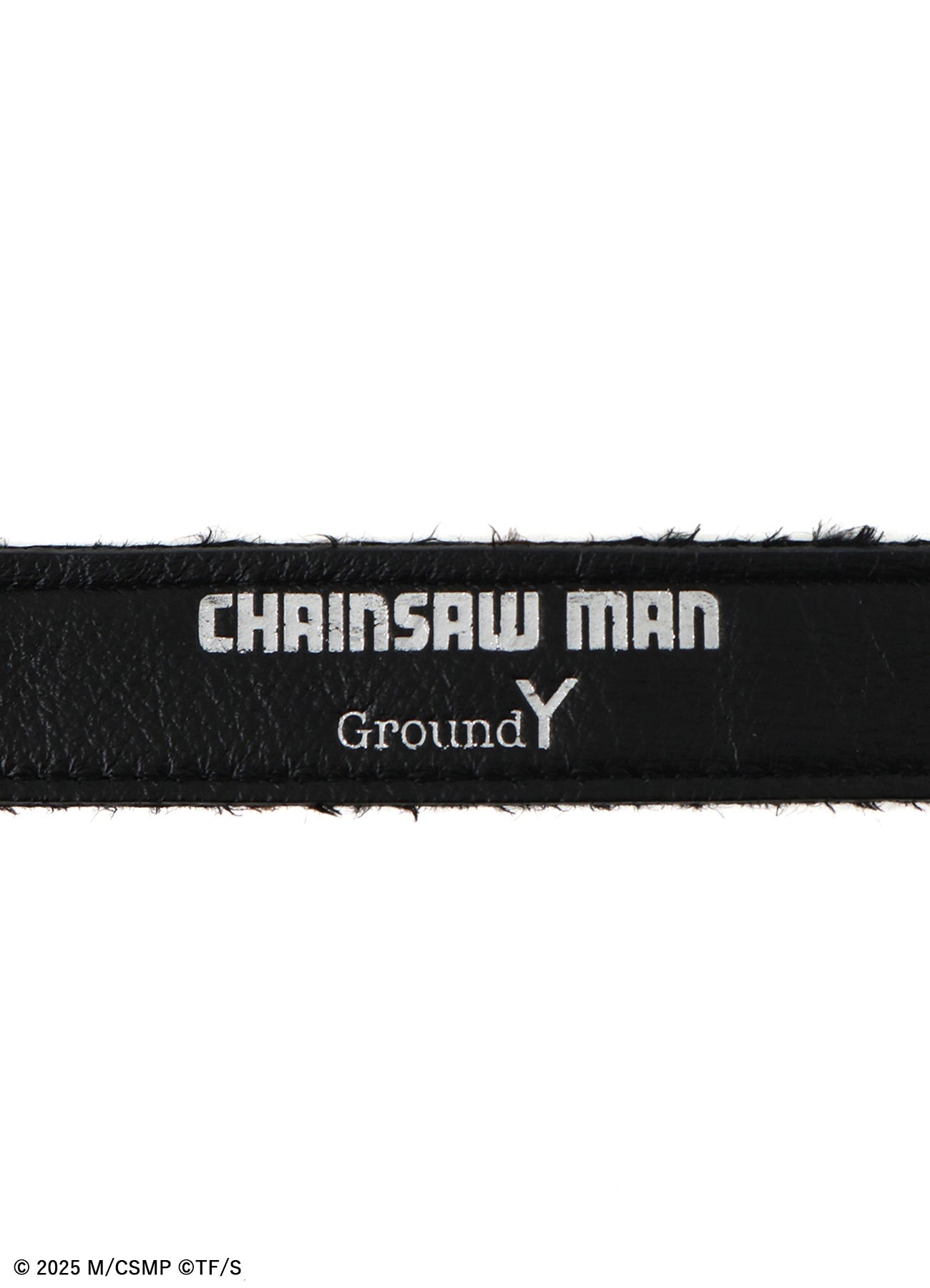 【Pre-Order】Ground Y×CHAINSAW MAN Collaborate Collection CHAINSAW HAIR CALF BELT SLIM VER【Shipping sequentially from late February 2026】