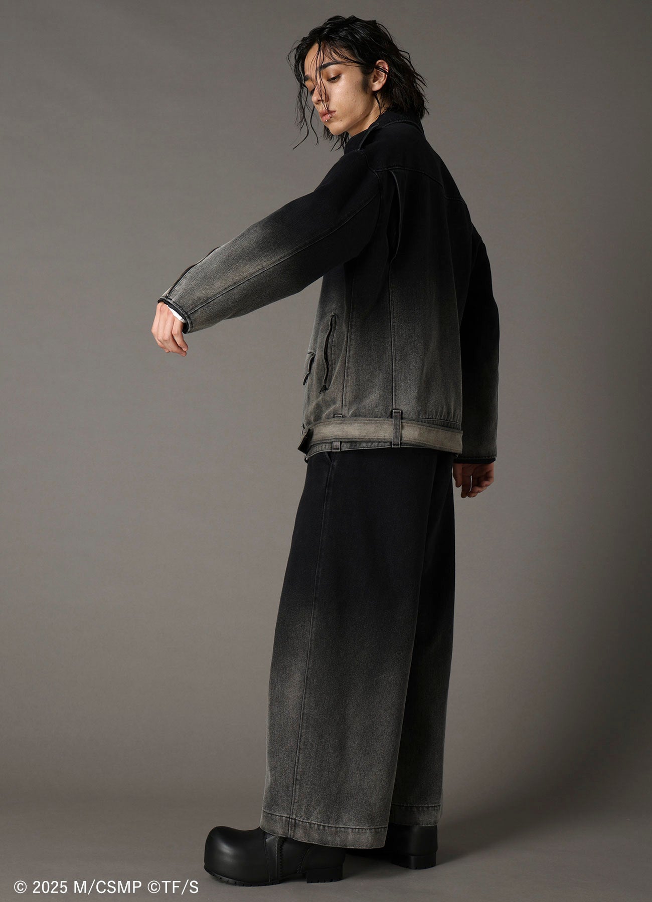 【Pre-Order】Ground Y×CHAINSAW MAN Collaborate Collection BLEACH WASH CHAINSAW RIDERS